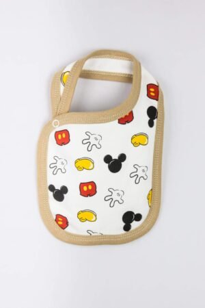 Mickey Bibs White