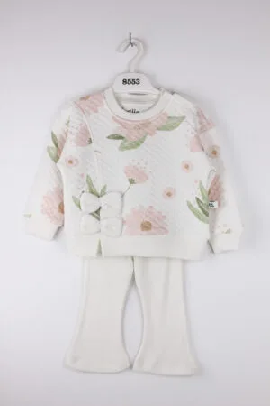 Digital Flowers Pyjama For Girls