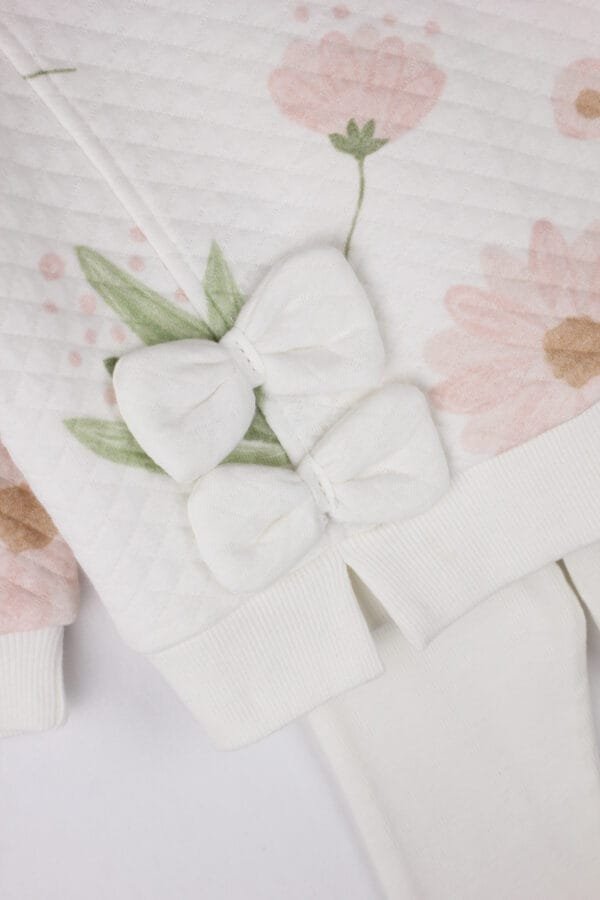 Digital Flowers Pyjama For Girls - Image 2